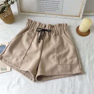 New Fashion Women Girls Solid Color Elastic waist